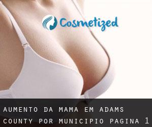 Aumento da mama em Adams County por município - página 1