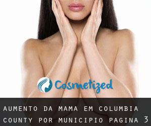Aumento da mama em Columbia County por município - página 3