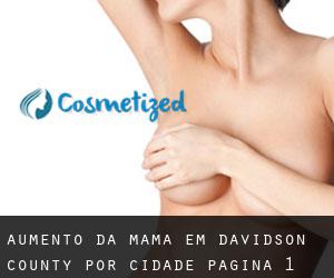 Aumento da mama em Davidson County por cidade - página 1