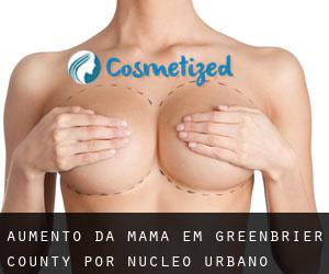 Aumento da mama em Greenbrier County por núcleo urbano - página 3