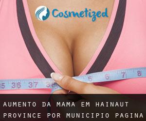 Aumento da mama em Hainaut Province por município - página 1