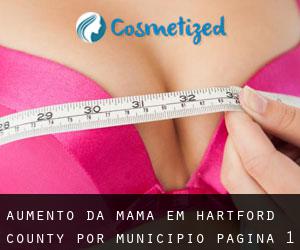 Aumento da mama em Hartford County por município - página 1