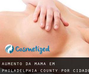 Aumento da mama em Philadelphia County por cidade - página 1