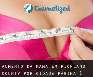 Aumento da mama em Richland County por cidade - página 1