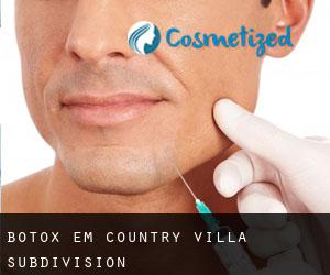 Botox em Country Villa Subdivision