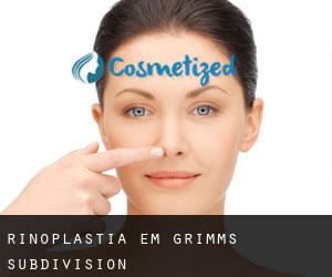 Rinoplastia em Grimms Subdivision