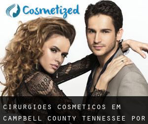 cirurgiões cosméticos em Campbell County Tennessee por núcleo urbano - página 1
