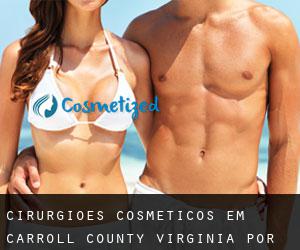 cirurgiões cosméticos em Carroll County Virginia por sede cidade - página 1