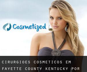cirurgiões cosméticos em Fayette County Kentucky por município - página 1