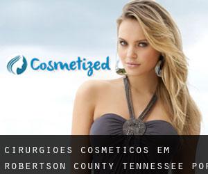cirurgiões cosméticos em Robertson County Tennessee por núcleo urbano - página 1